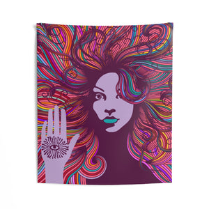 Indoor Woman Wall Tapestry