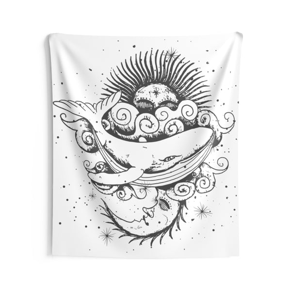 Indoor Whale Wall Tapestry