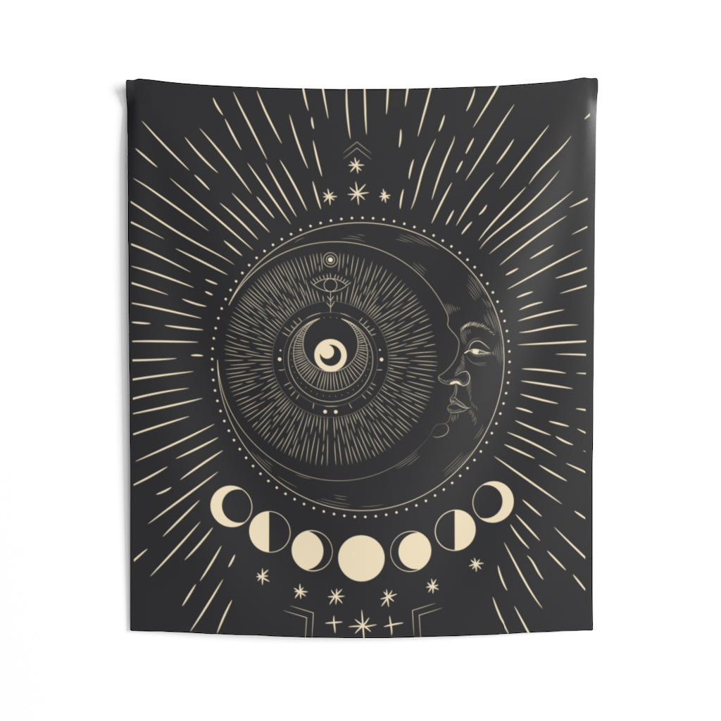 Indoor Moon Wall Tapestry