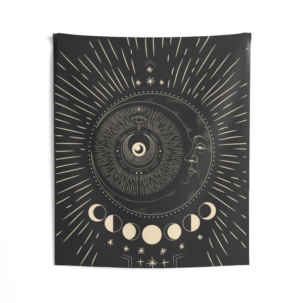 Indoor Moon Wall Tapestry