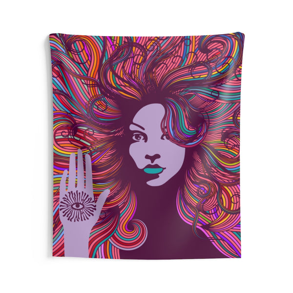 Indoor Woman Wall Tapestry