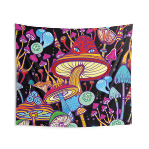 Indoor Mushroom Wall Tapestry