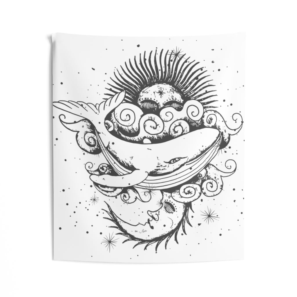 Indoor Whale Wall Tapestry